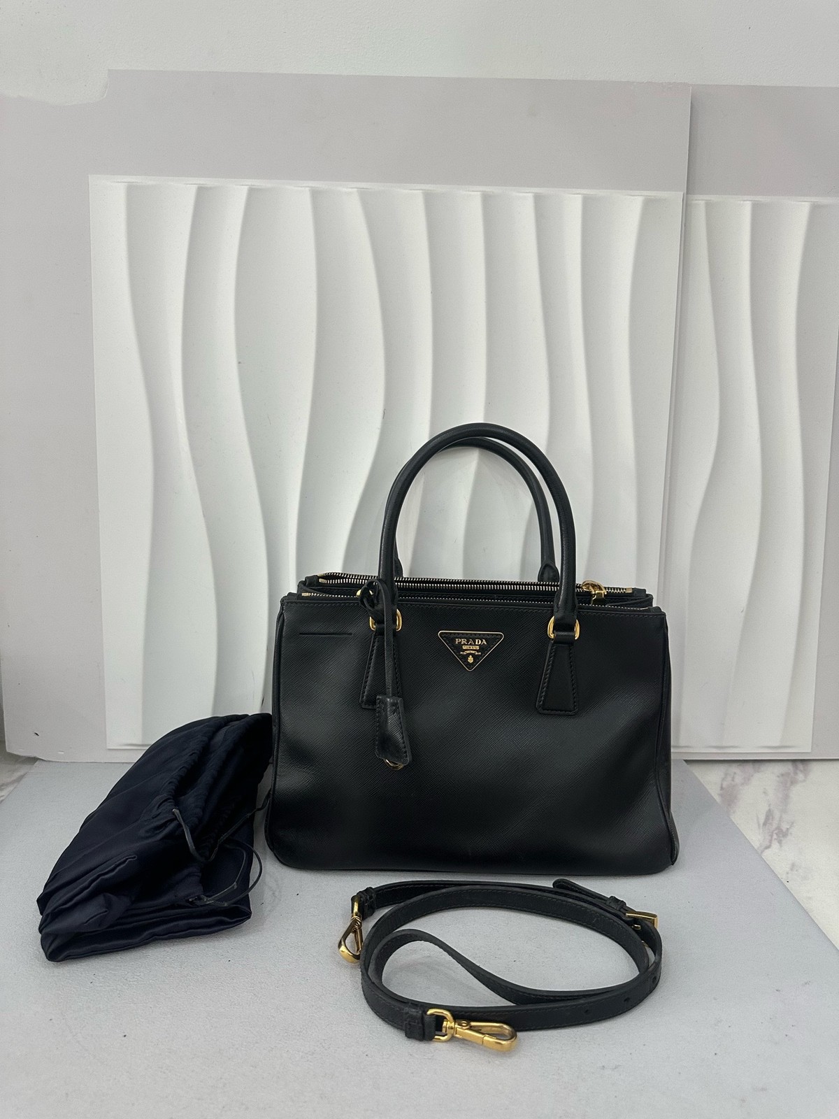Prada Pre-Owned Authentic Pouch 30x20x13cm Free Tracked Shipping