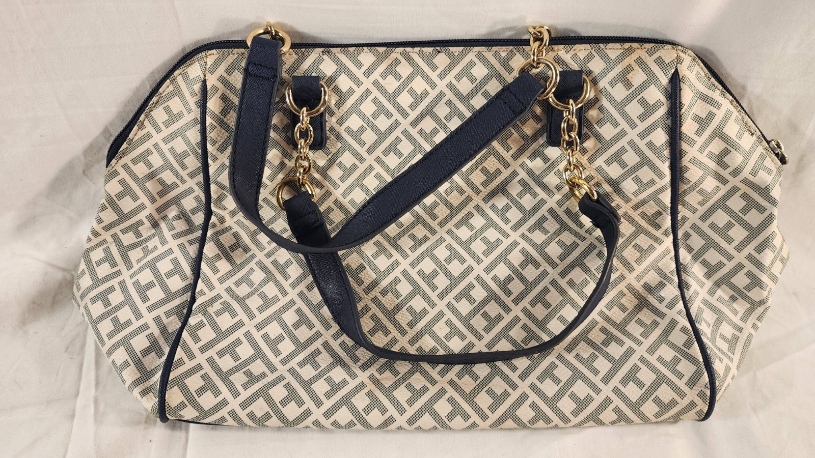 Tommy Hilfiger TH Monogram Large Satchel