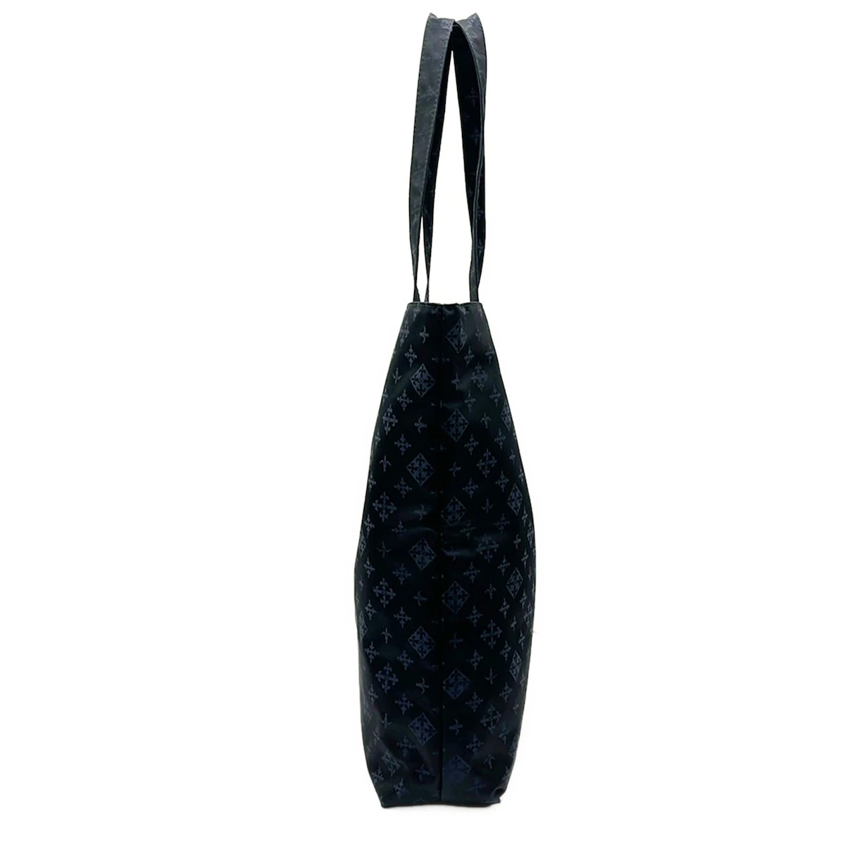 russet Dark Navy Nylon Tote Bag