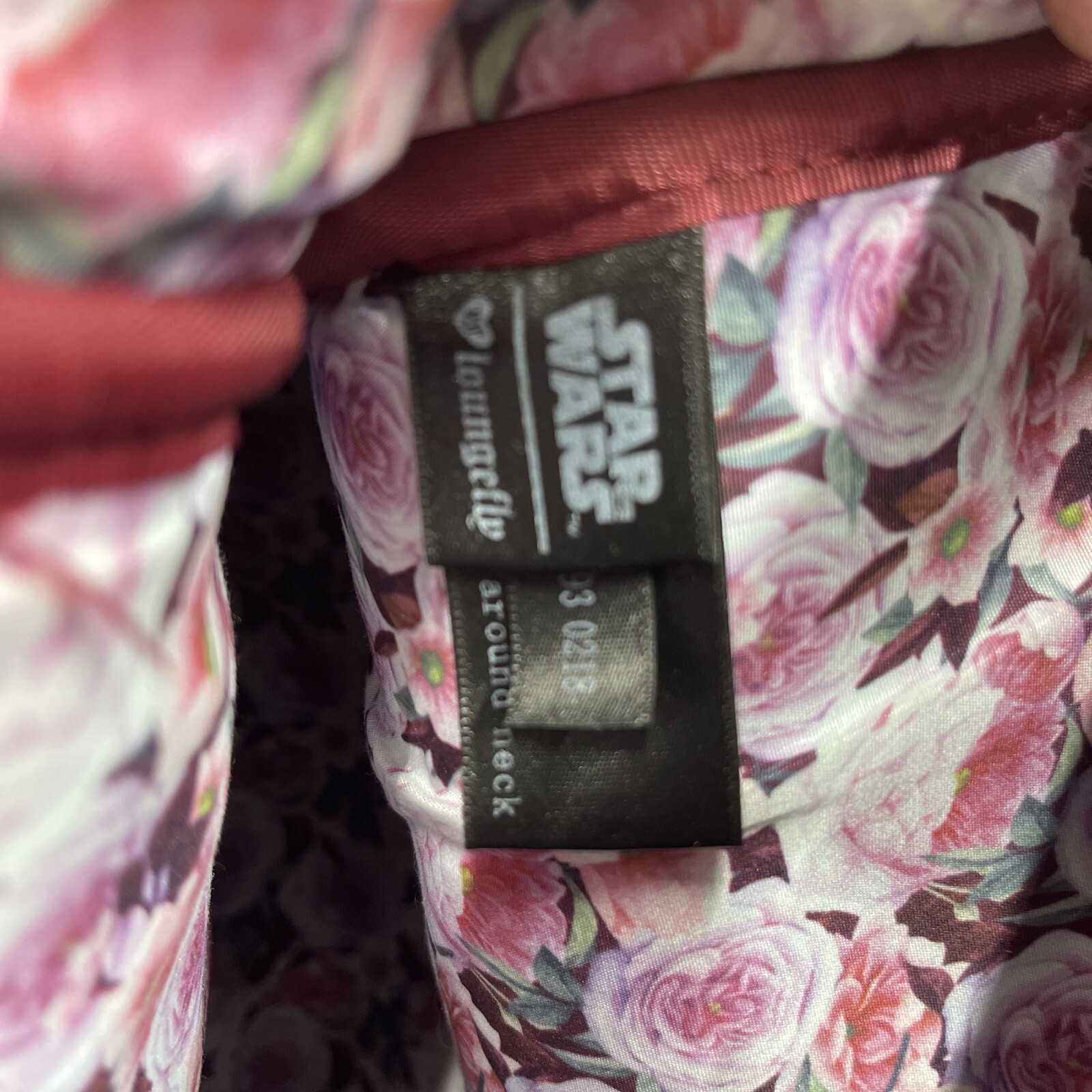 Loungefly Star Wars Darth Vader Floral Backpack Embroidered VADER