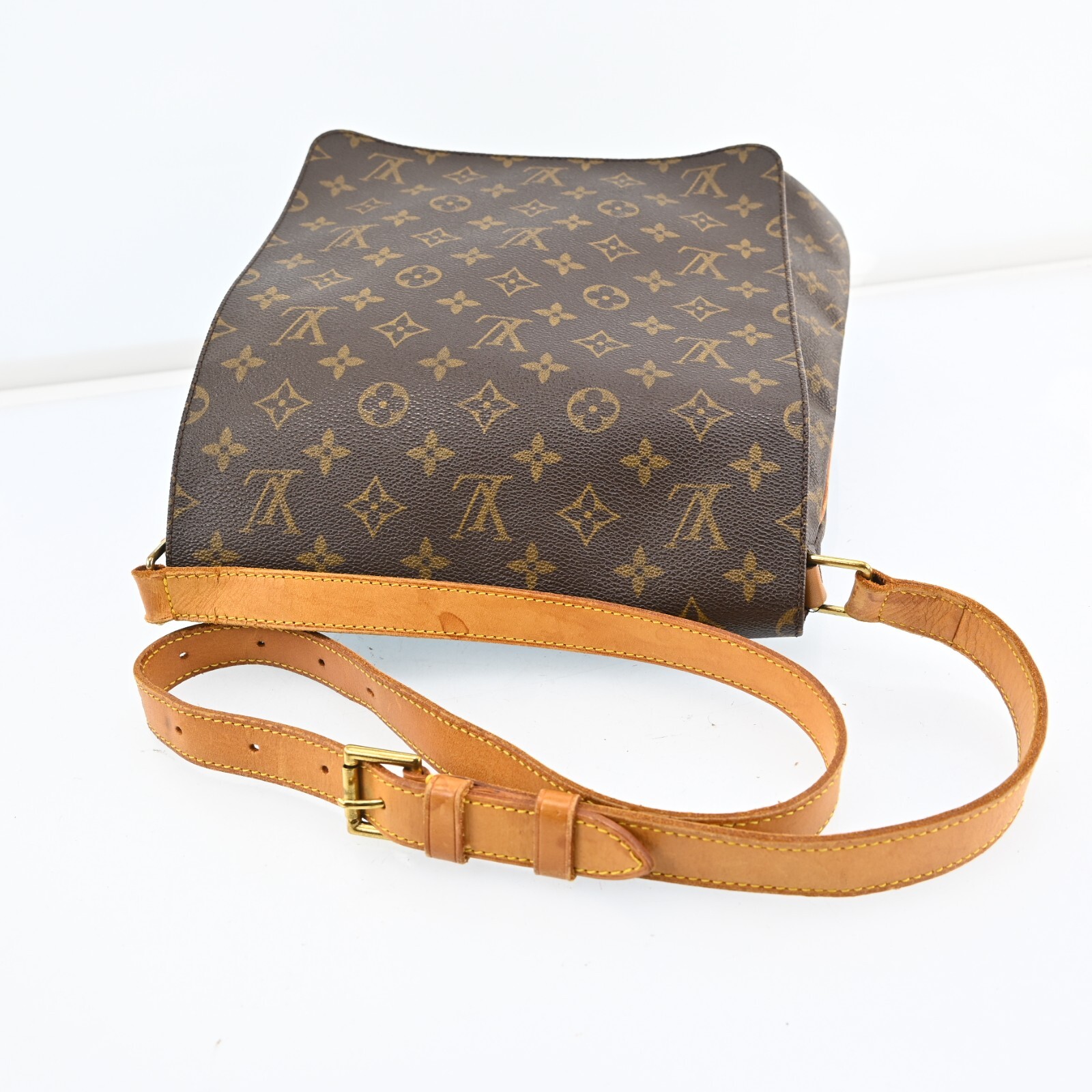 LOUIS VUITTON Musette Shoulder Bag Monogram Leather Brown M51256 N2452CYS802