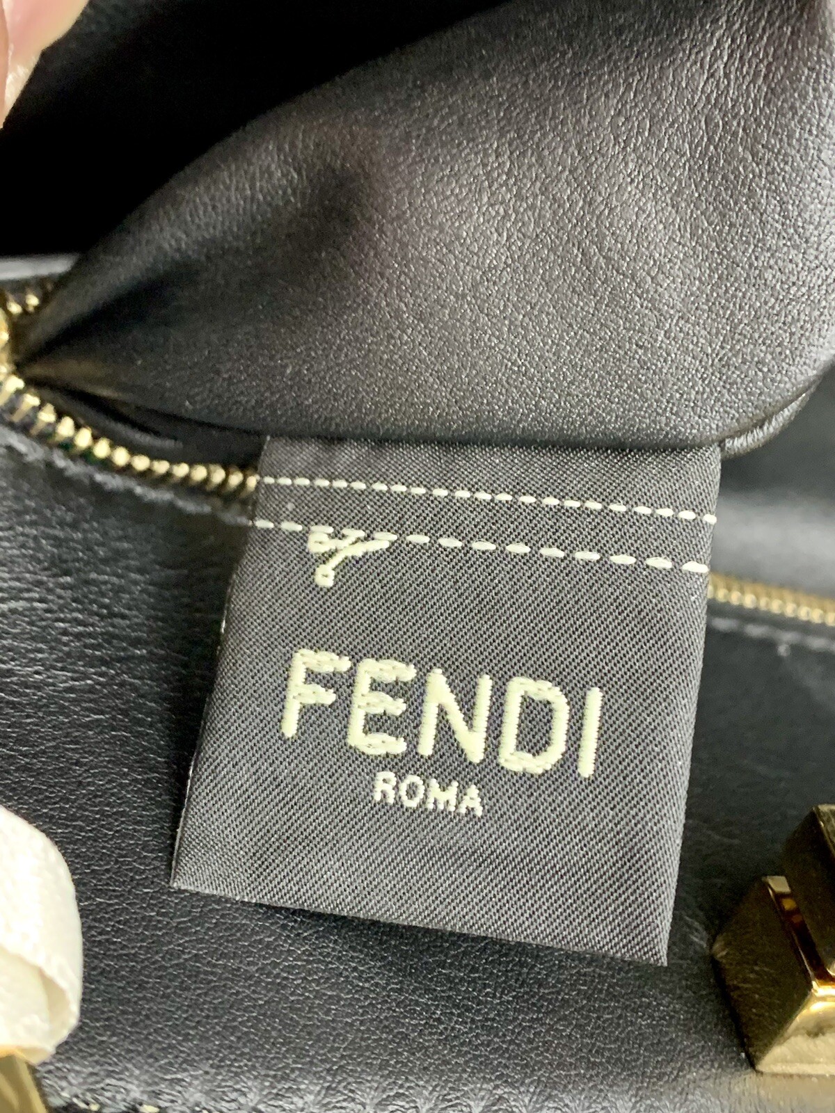 Auth FENDI Leather Peekaboo Iconic Essentially 2Way Bag Brown 8BN302 Used F/S