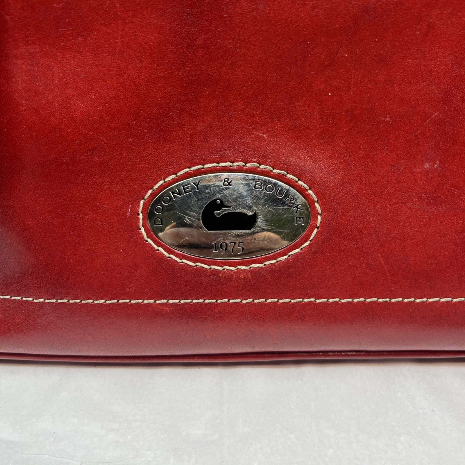 Dooney & Bourke Bordeaux Florentine Toscana Large Crossbody Hobo