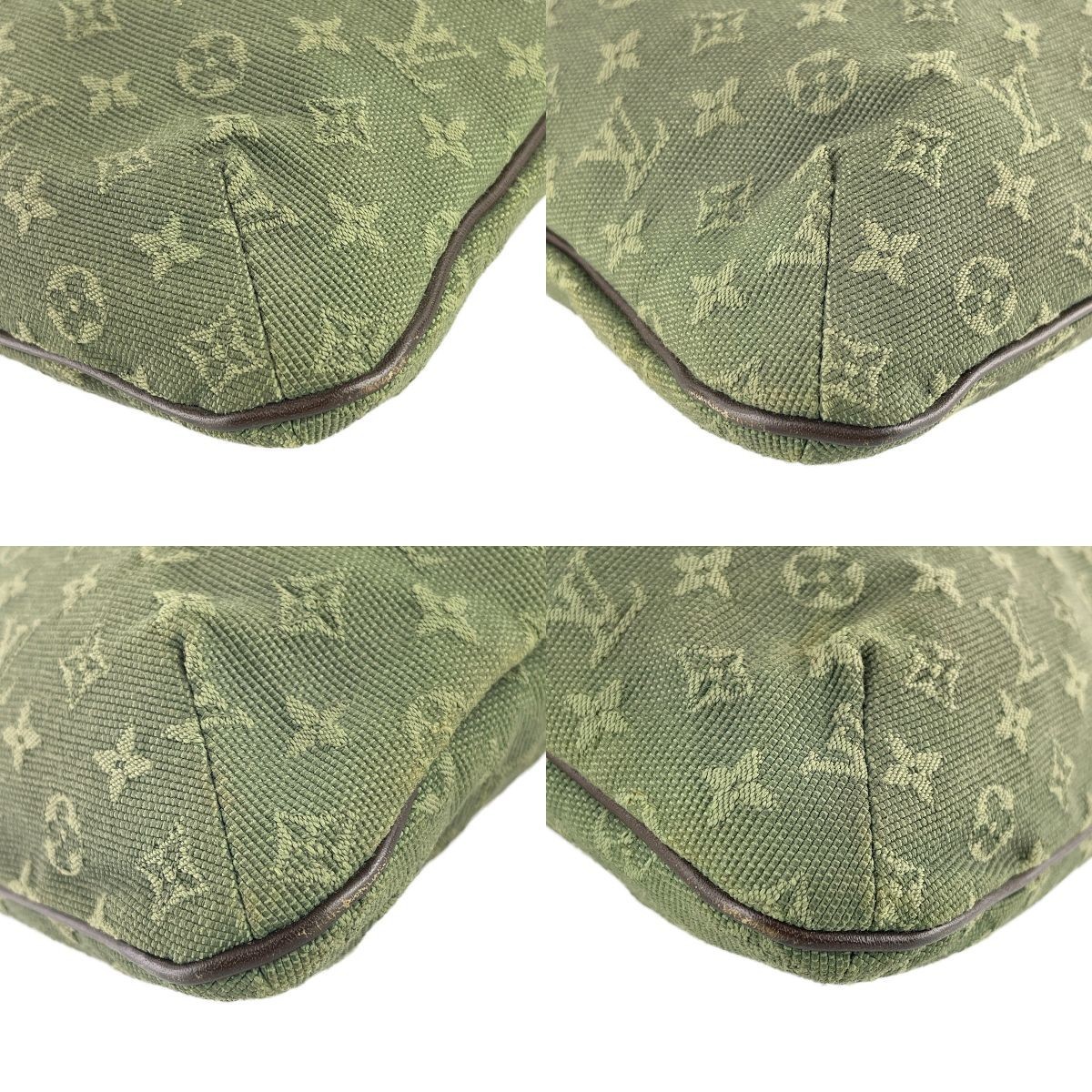 Louis Vuitton Monogram Mini Francoise 3way Cotton Leather Khaki Tote bag 4617