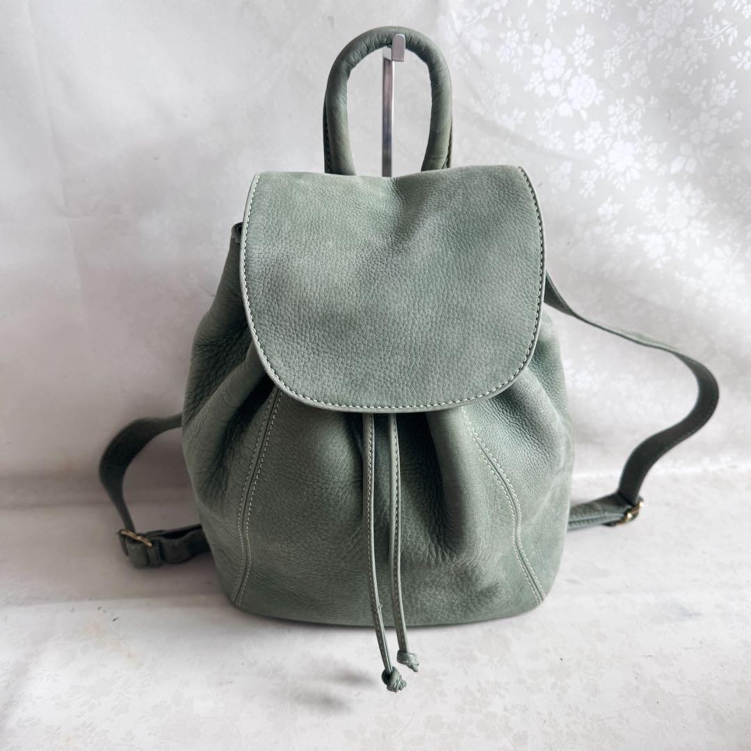 Vintage COACH small backpack green OLD Japan