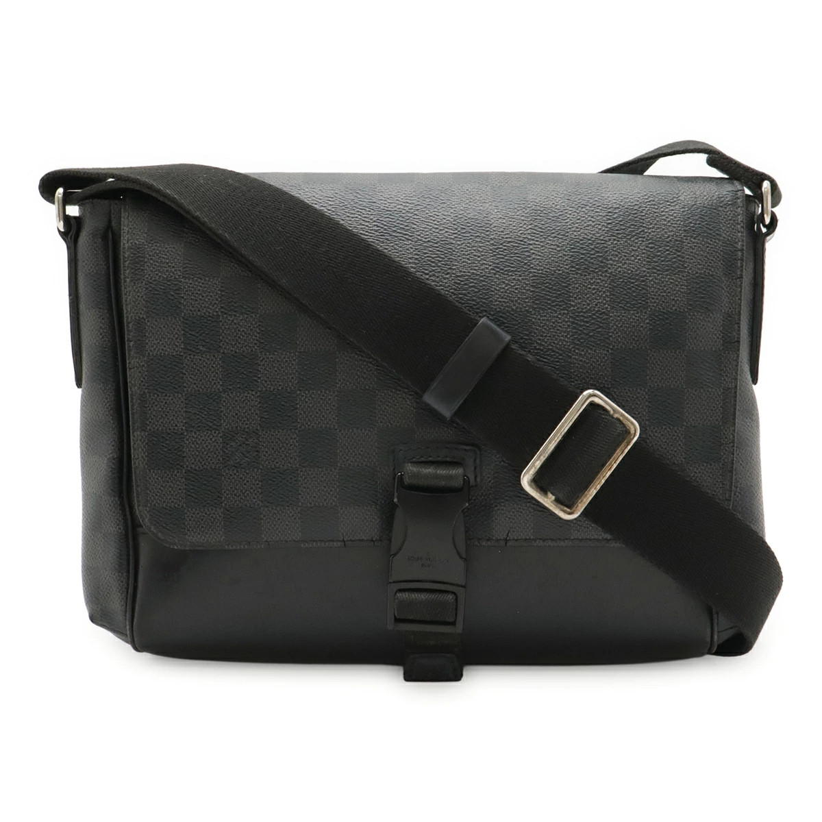 Louis Vuitton Damier Graphite N41457 Shoulder Bag Check Black / Gray #BLB2313
