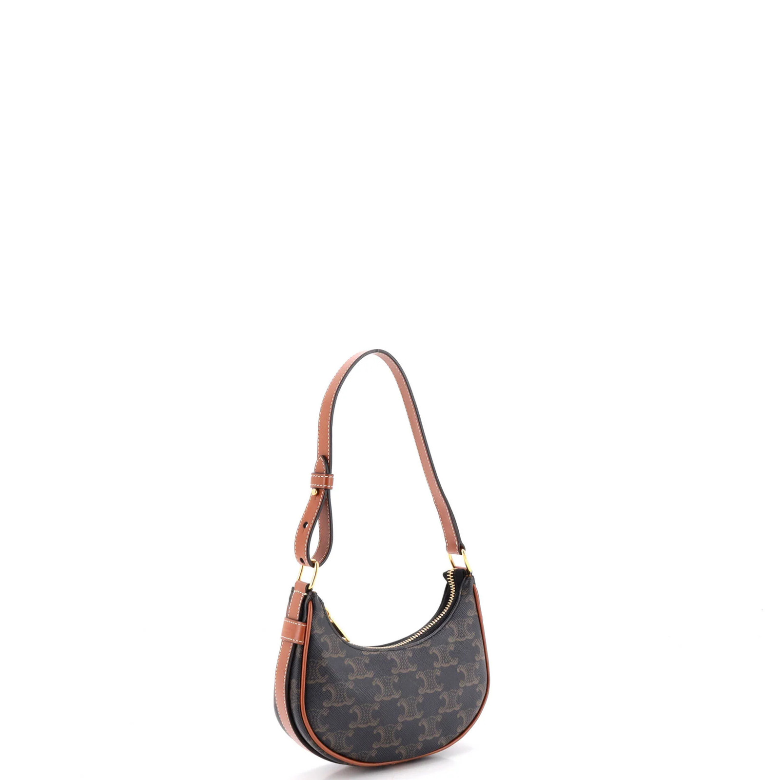 Celine Ava Bag Triomphe Coated Canvas Mini