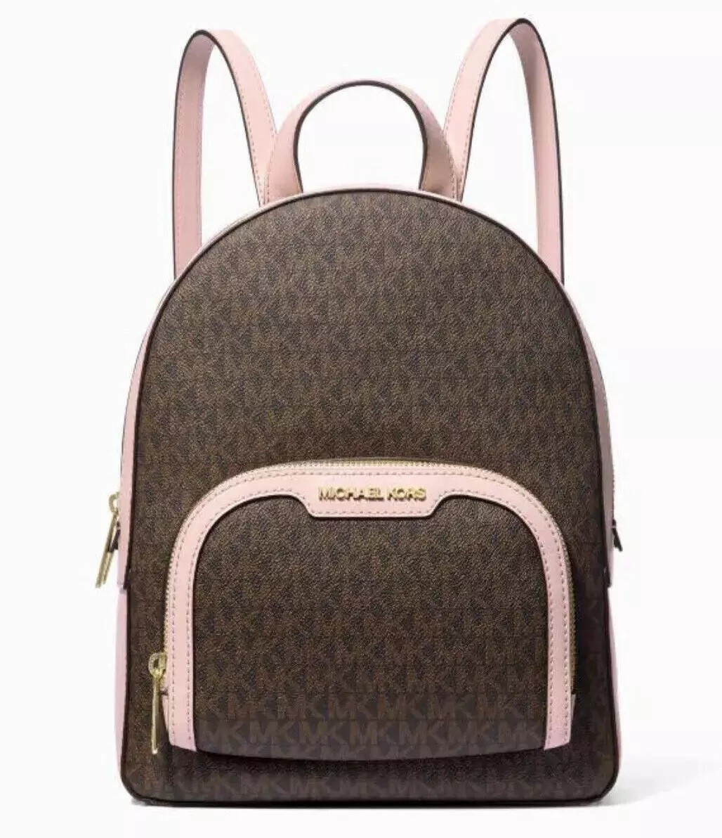 Michael Kors backpack bag JAYCEE MD BACKPACK brown powder blush