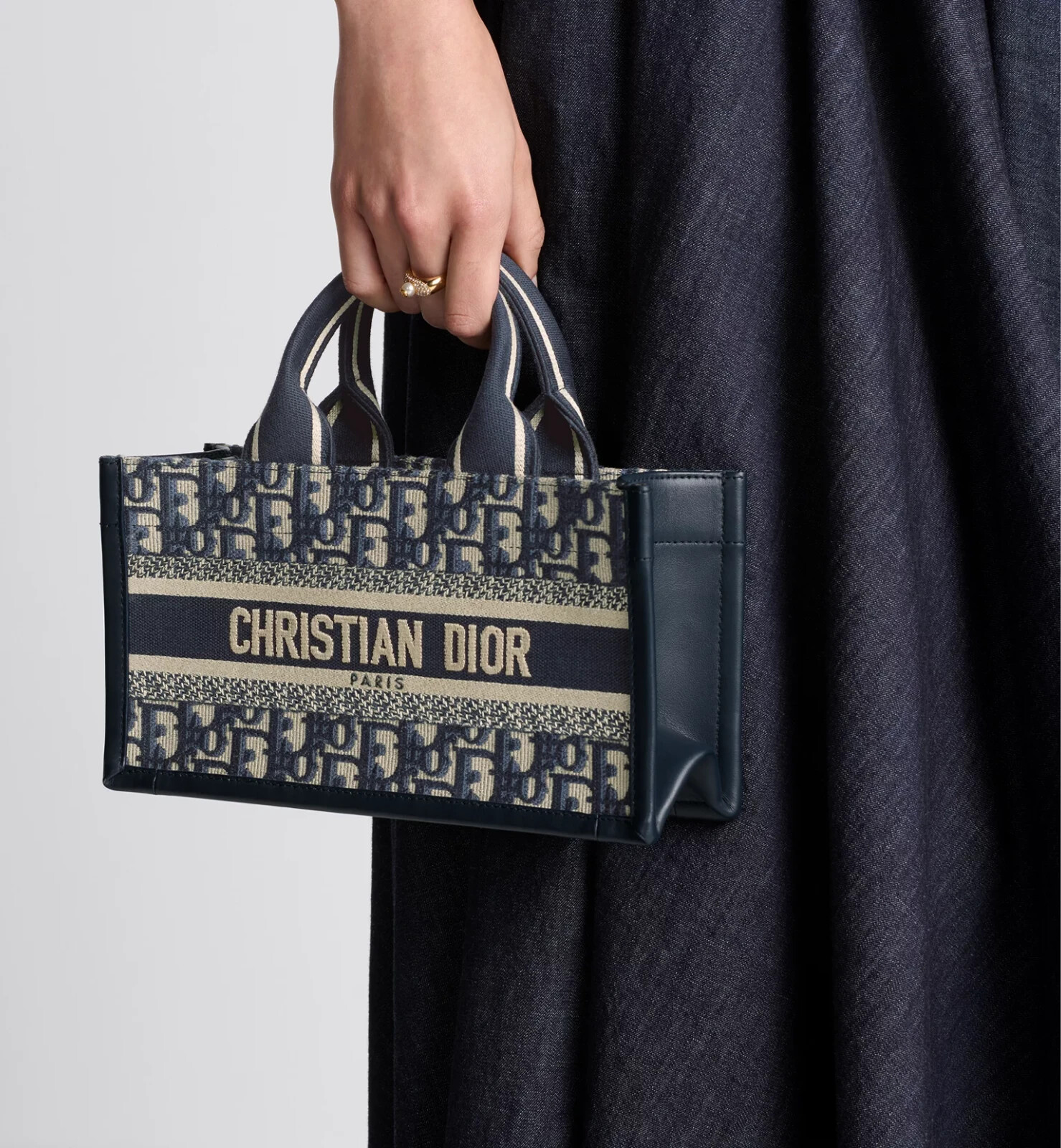 Authentic Christian Dior East-West Dior Book Tote