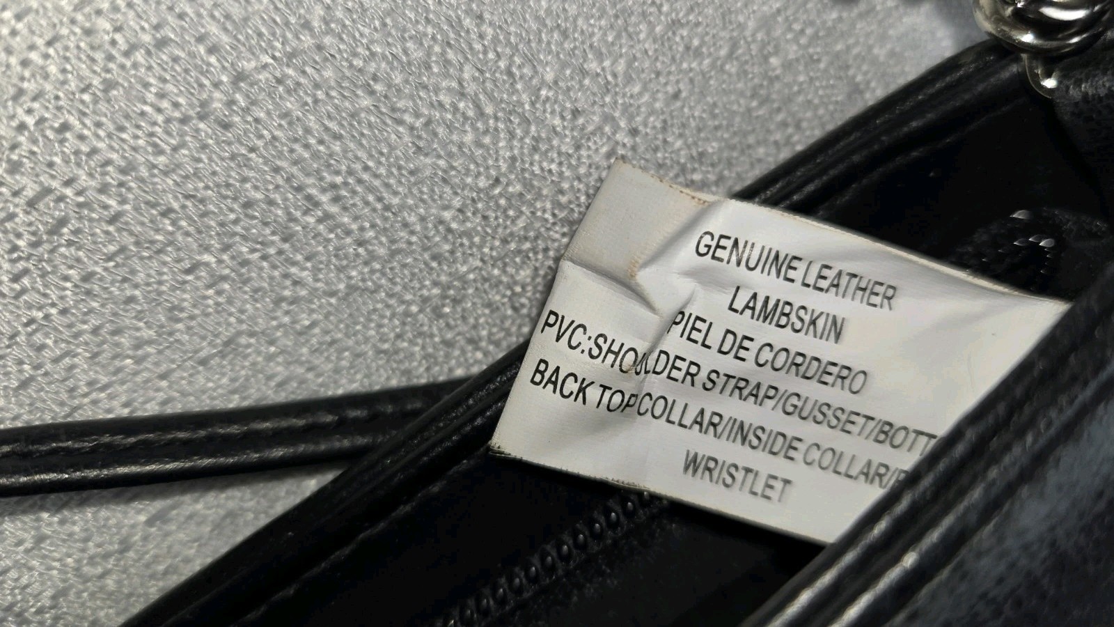 Worthington Black Leather Wristlet Shoulder Bag Convertible Strap Zip Purse