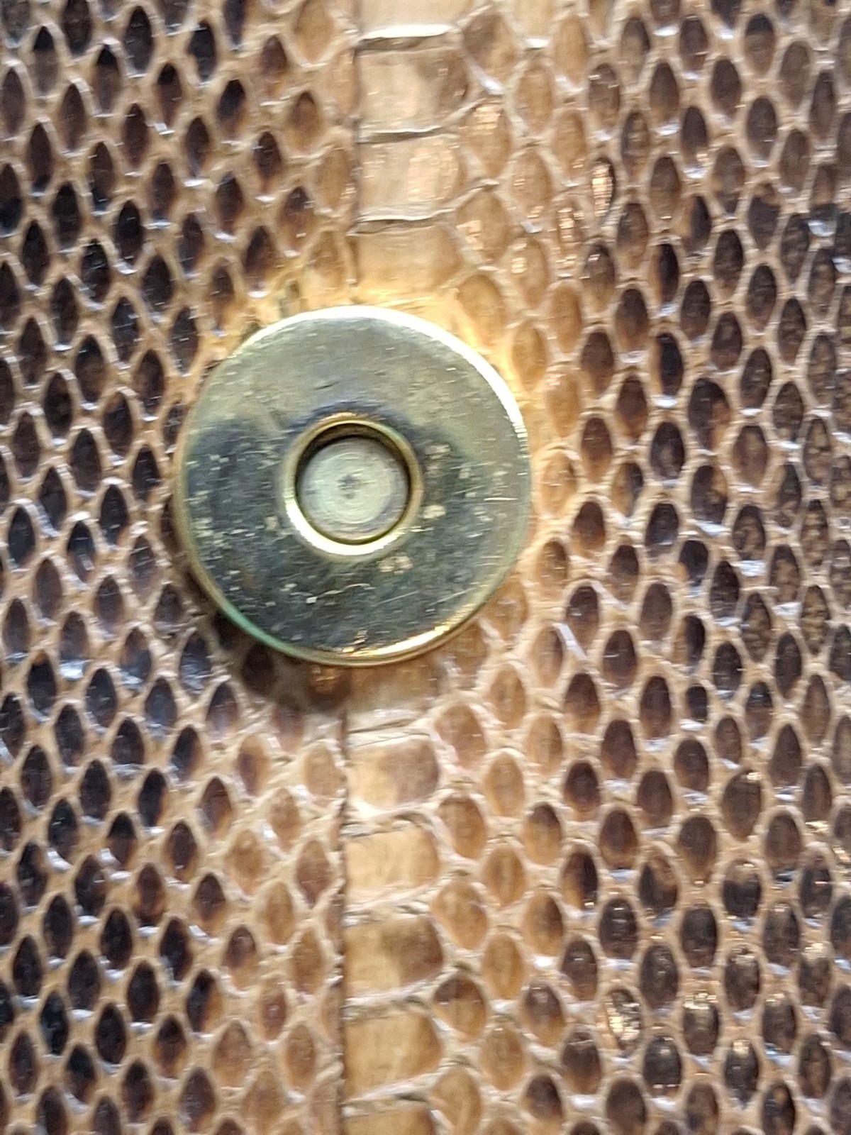 Unique Vintage Snakeskin Purse Shoulder Bag 9 Inch By 6 Inches