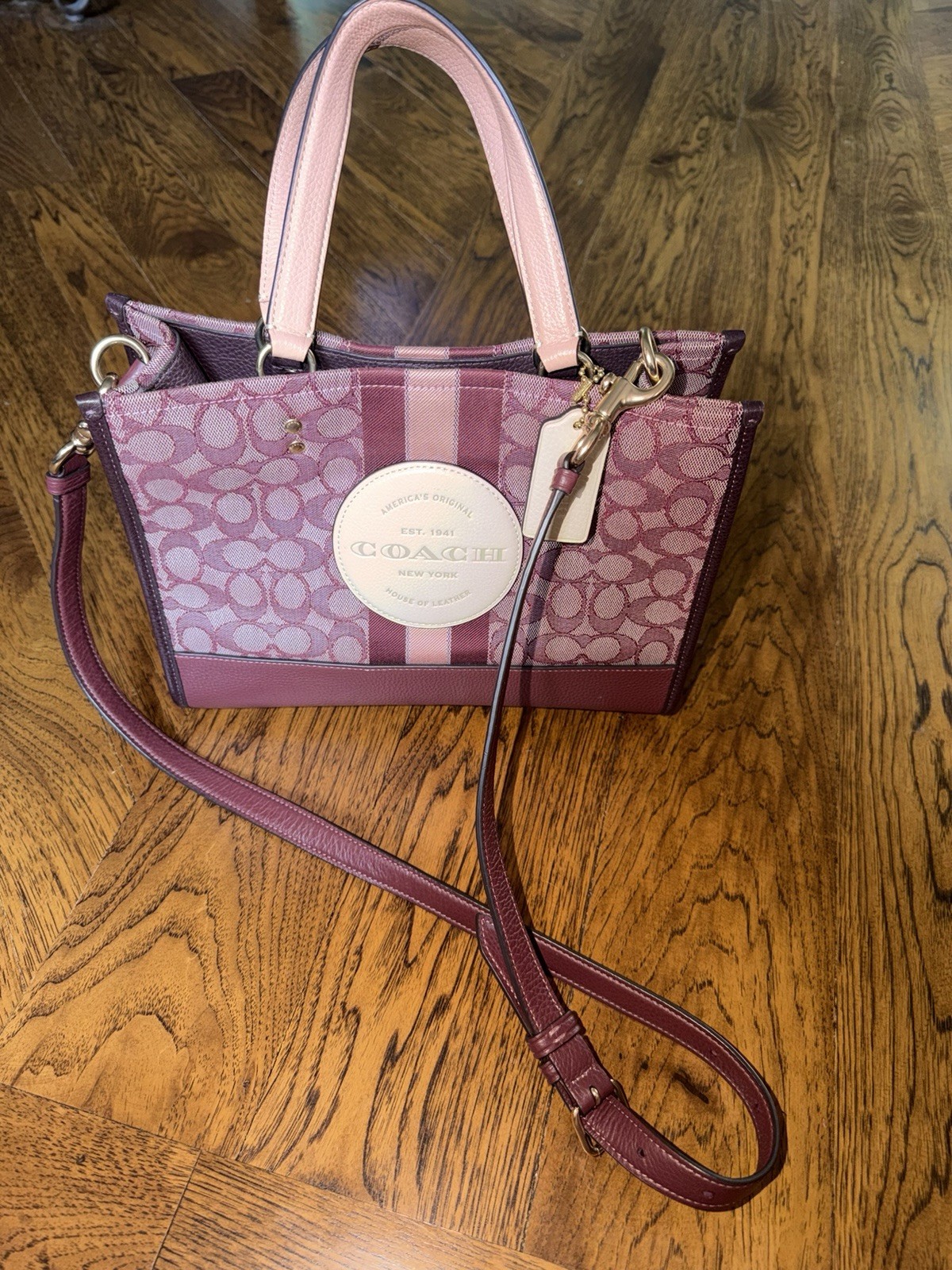 COACH Dempsey 22 Tote Bag Crossbody Bag Women’s 8.6×4.3×7.8 in