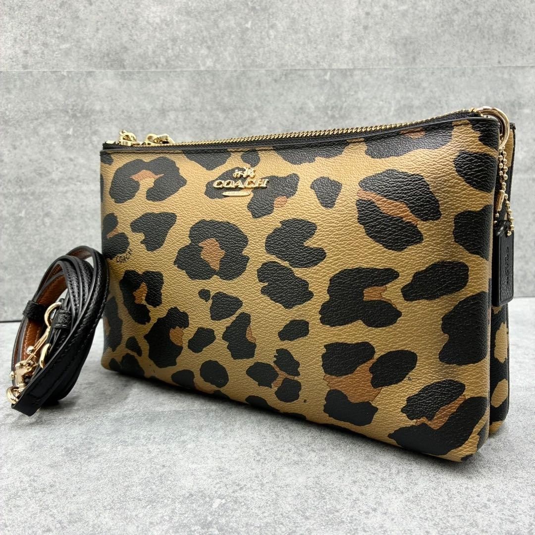 Coach Women’s Business Bag Multicolor Canvas and Leather Used Bag