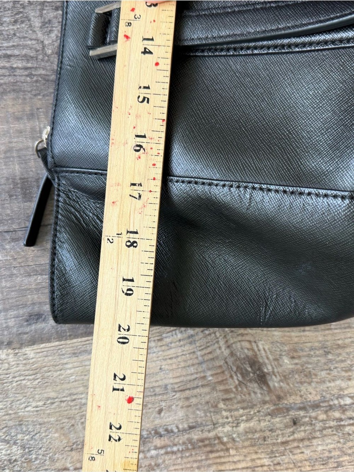 kate spade black saffiano leather satchel