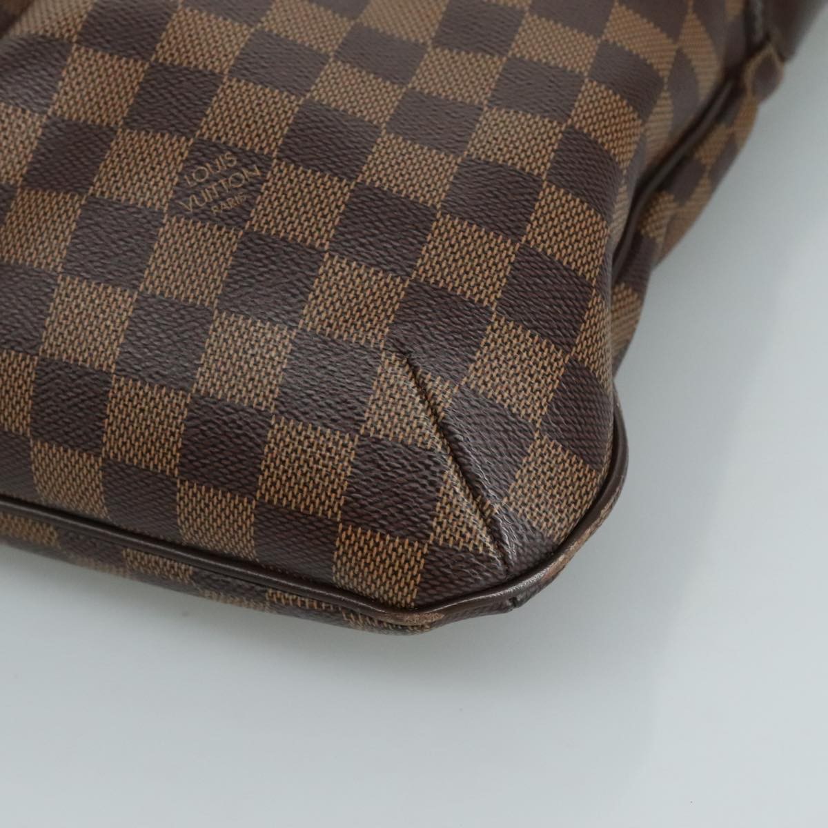 LOUIS VUITTON Damier Ebene Bloomsbury PM Shoulder Bag N42251 LV Auth bs21702