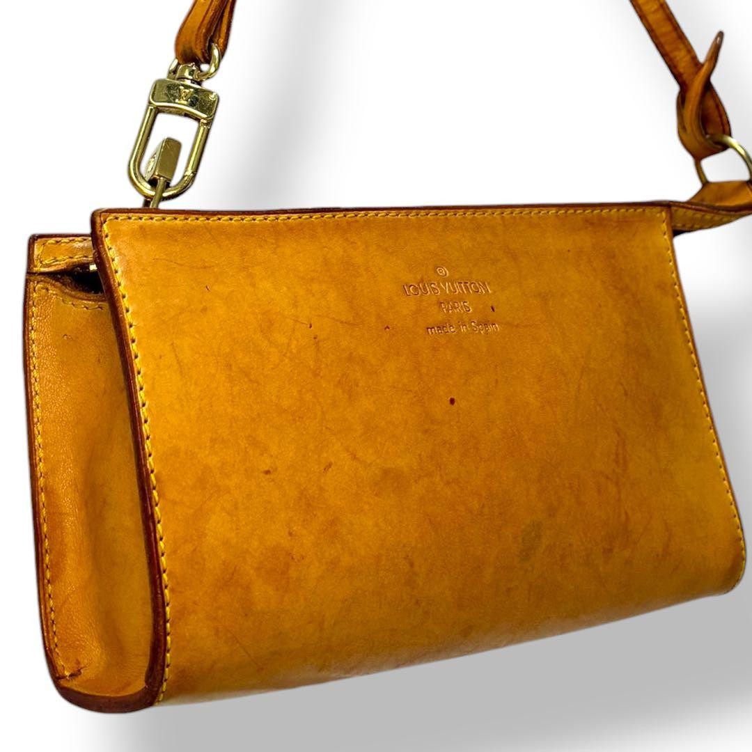 Louis Vuitton M50500 Nume Leather Mini Bag Brown Used From Japan