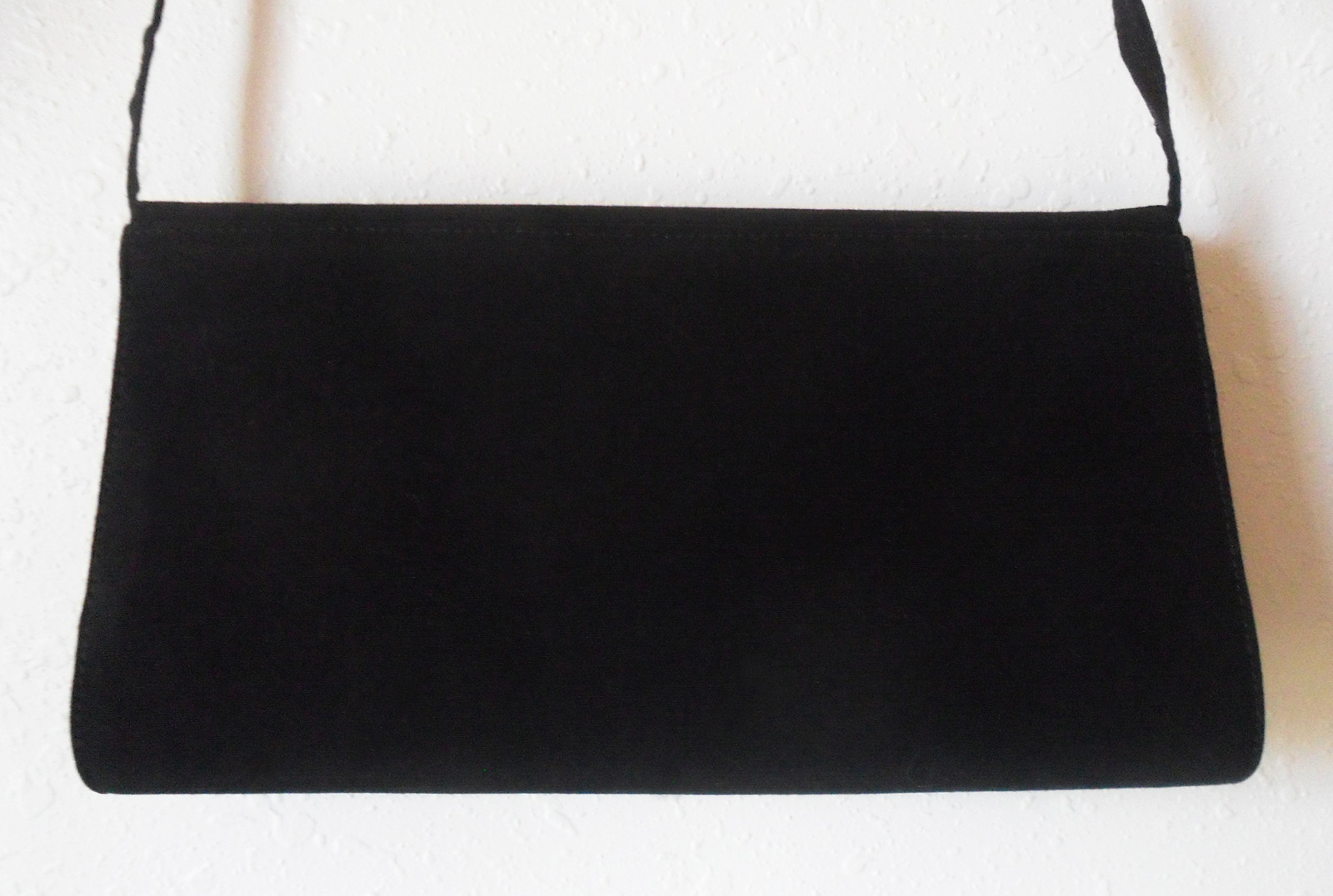 Vintage Sidonie Larizzi Black PURSE Clutch, Shoulder Bag w/ Rhinestones on Flash