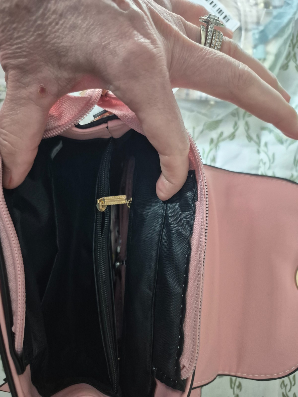 2 small pink purse
