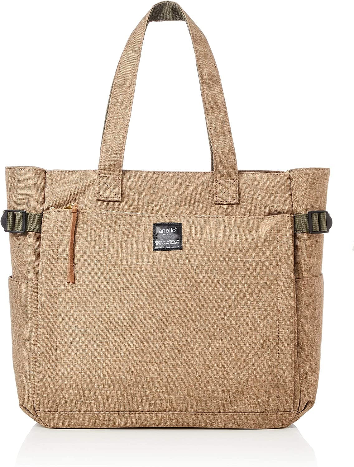 anello tote bag A4 large capacity 10 pockets multiple storage POST ATC3132Z beig