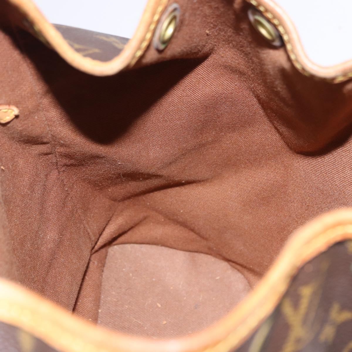 LOUIS VUITTON Monogram Montsouris PM Backpack M51137 LV Auth ka5308