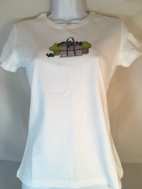 NWT Vera Bradley Short Sleeve Tote with Turtle White T-Shirt