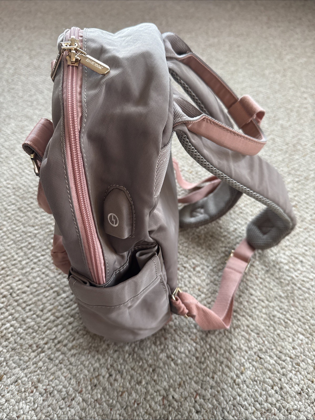 LOVEVOOK Laptop Backpack Womens Travel Casual Daypack Waterproof Bag w USB port