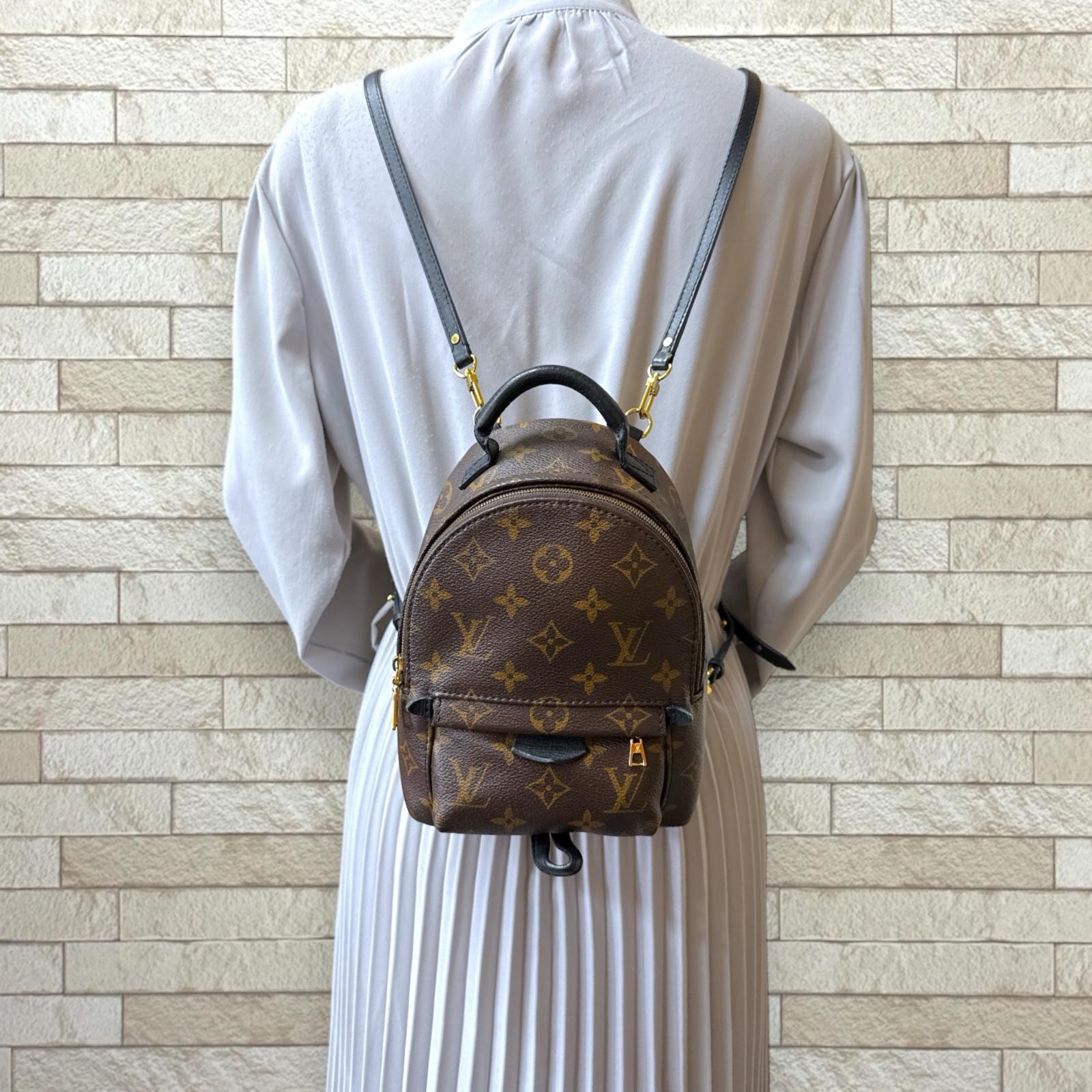 LOUIS VUITTON Backpack Â· Daypack M44873 Monogram canvas Palm Springs MINI…