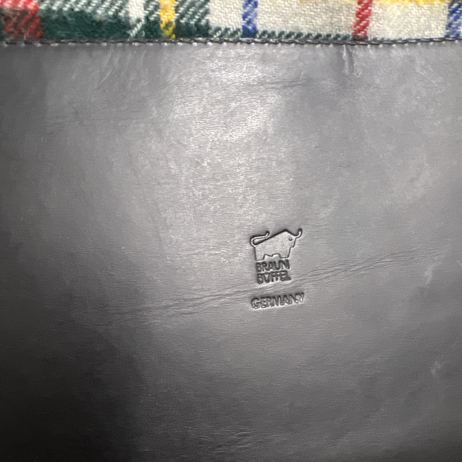 Braun Buffel Black Leather Tote Shoulder Bag, Single Handle, Germany, Briefcase