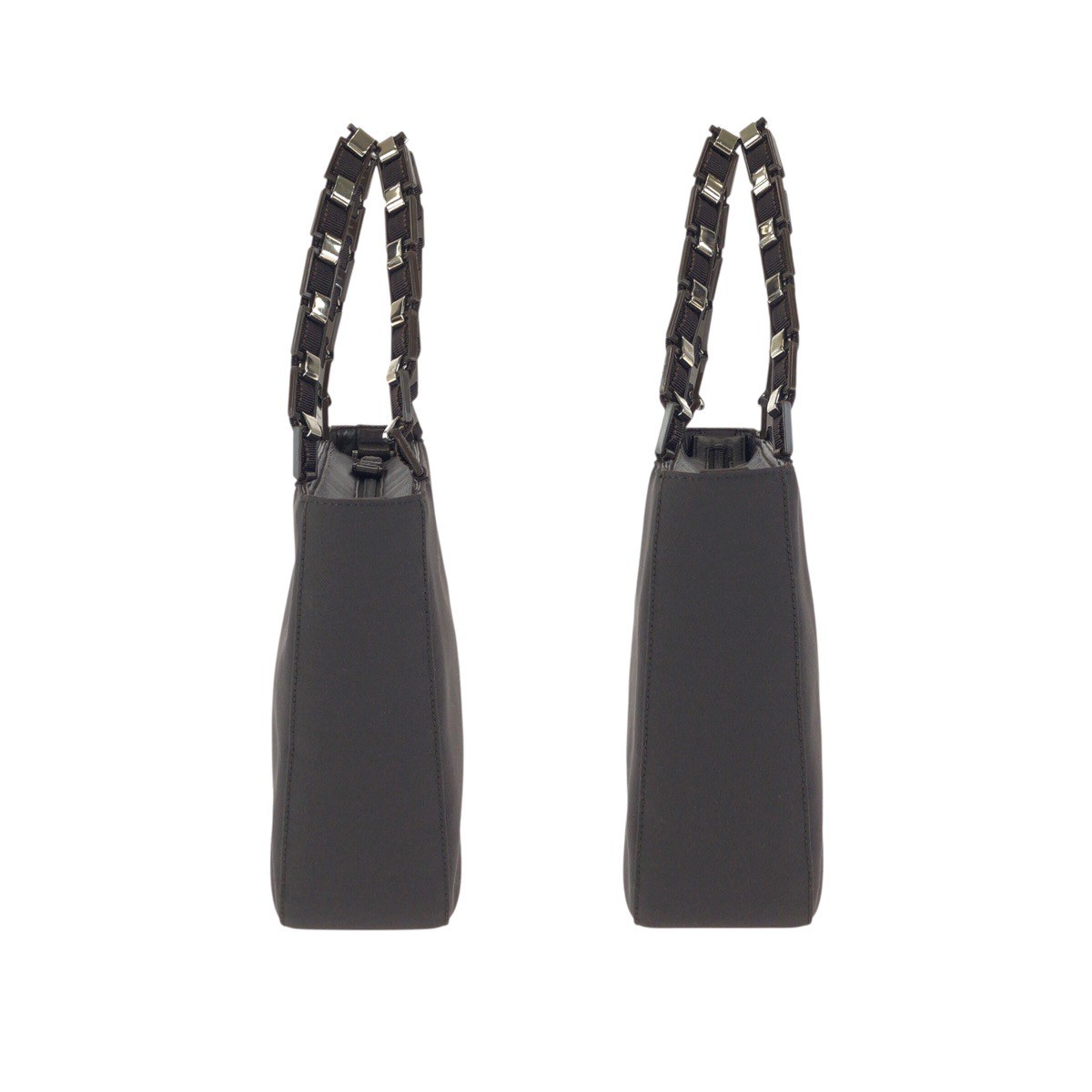 Salvatore Ferragamo Vara Chain Nylon Leather 2way Bag – DUTY FREE