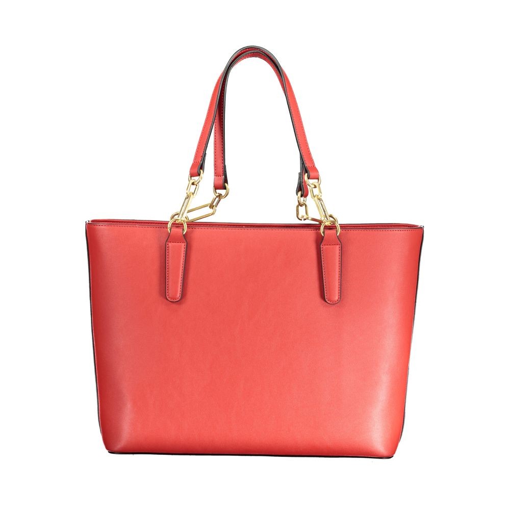 Mario Valentino Rosso Polyurethane Women’s Bag 100% Authentic – VA-30086