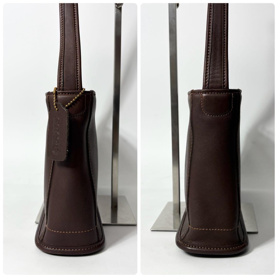 Old COACH Brown One Shoulder Bag Vintage COACH 03