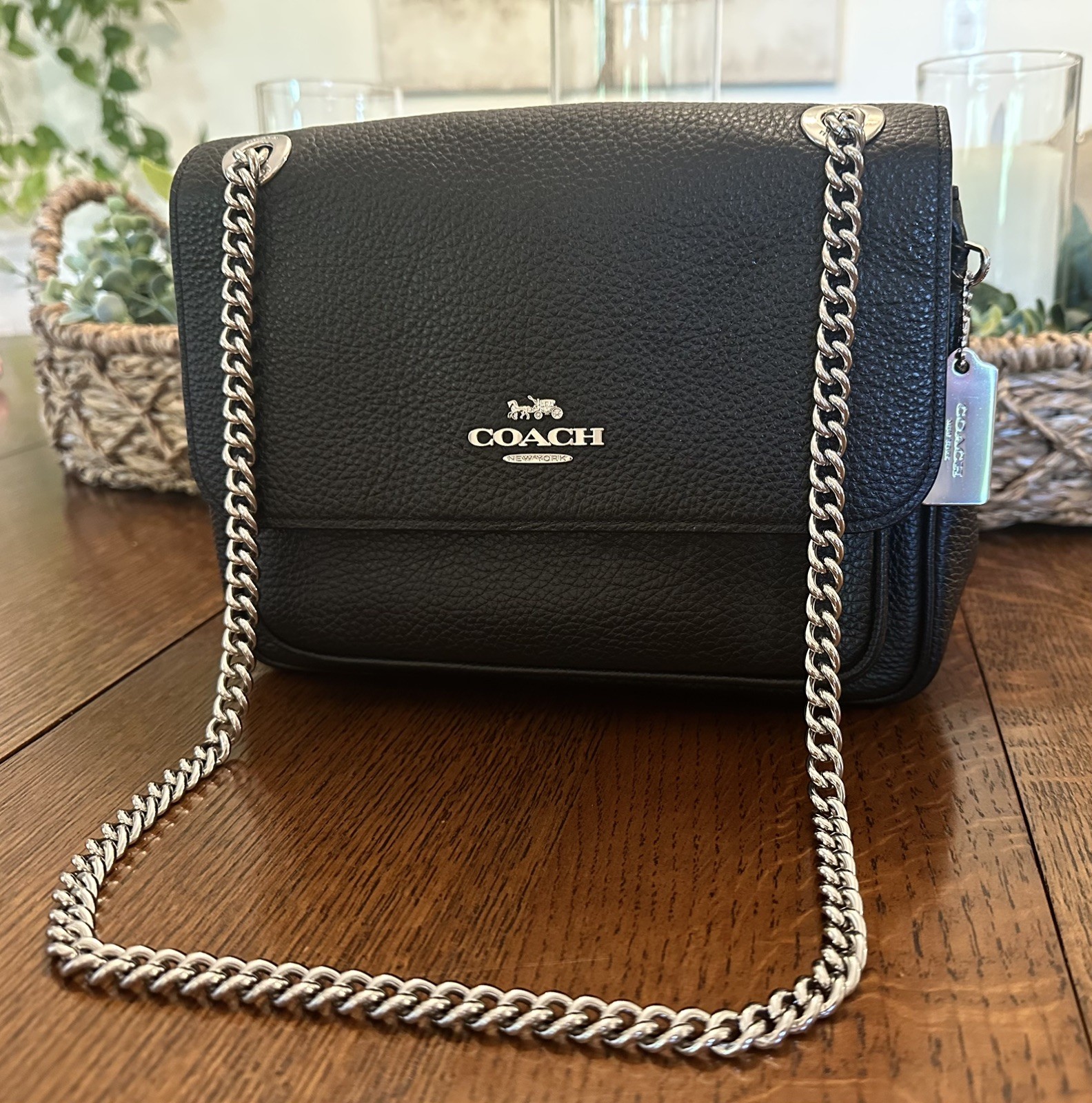 Coach Klare 25 Shoulder / Crossbody Black Leather Bag – CC353 Retail $450 NWOT