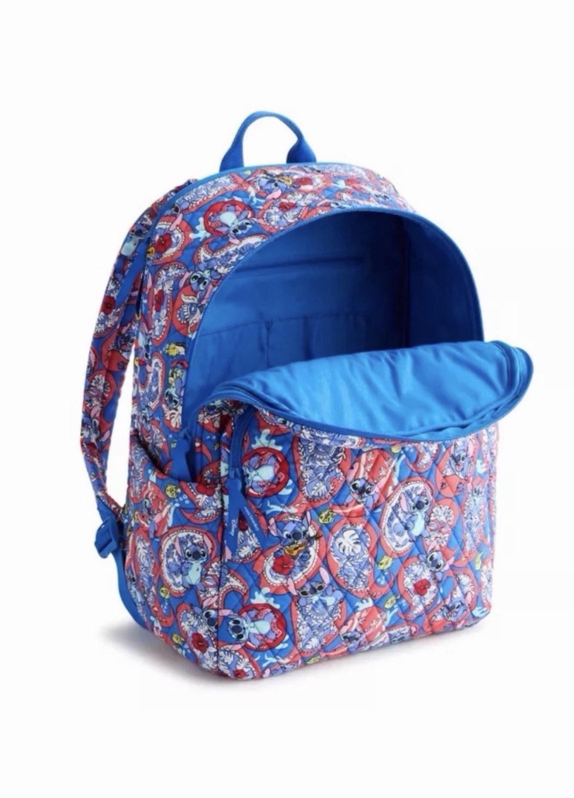 Vera Bradley Disney Stitch Monstera Paisley Campus Backpack AUTHENTIC NWT