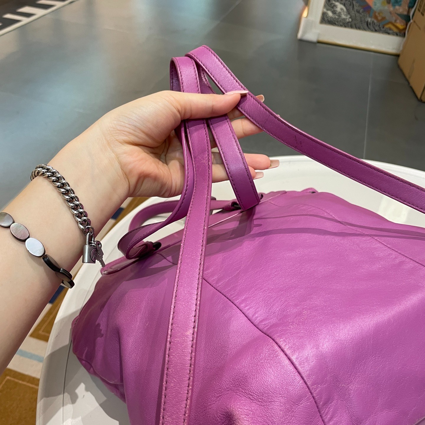 Preloved bottega veneta intecciato drawstring backpack