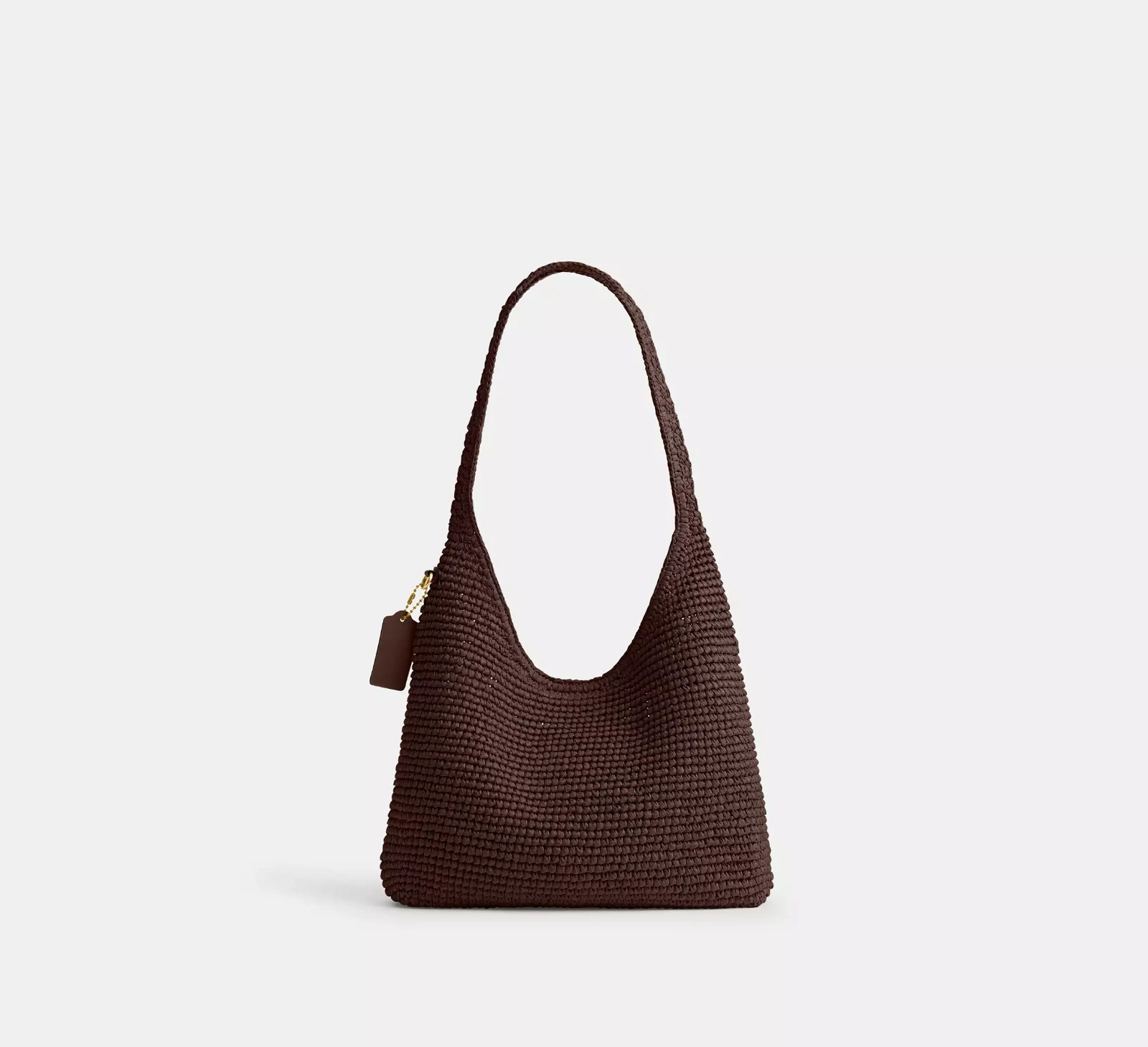 NWT Coach Brooklyn Shoulder Bag 28 CDU75 Straw/Brass/Maple