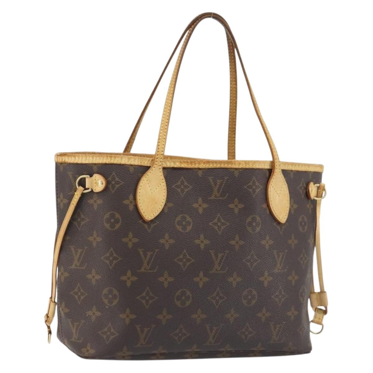 LOUIS VUITTON Monogram Neverfull PM Tote Bag M40155 LV Auth ep15233