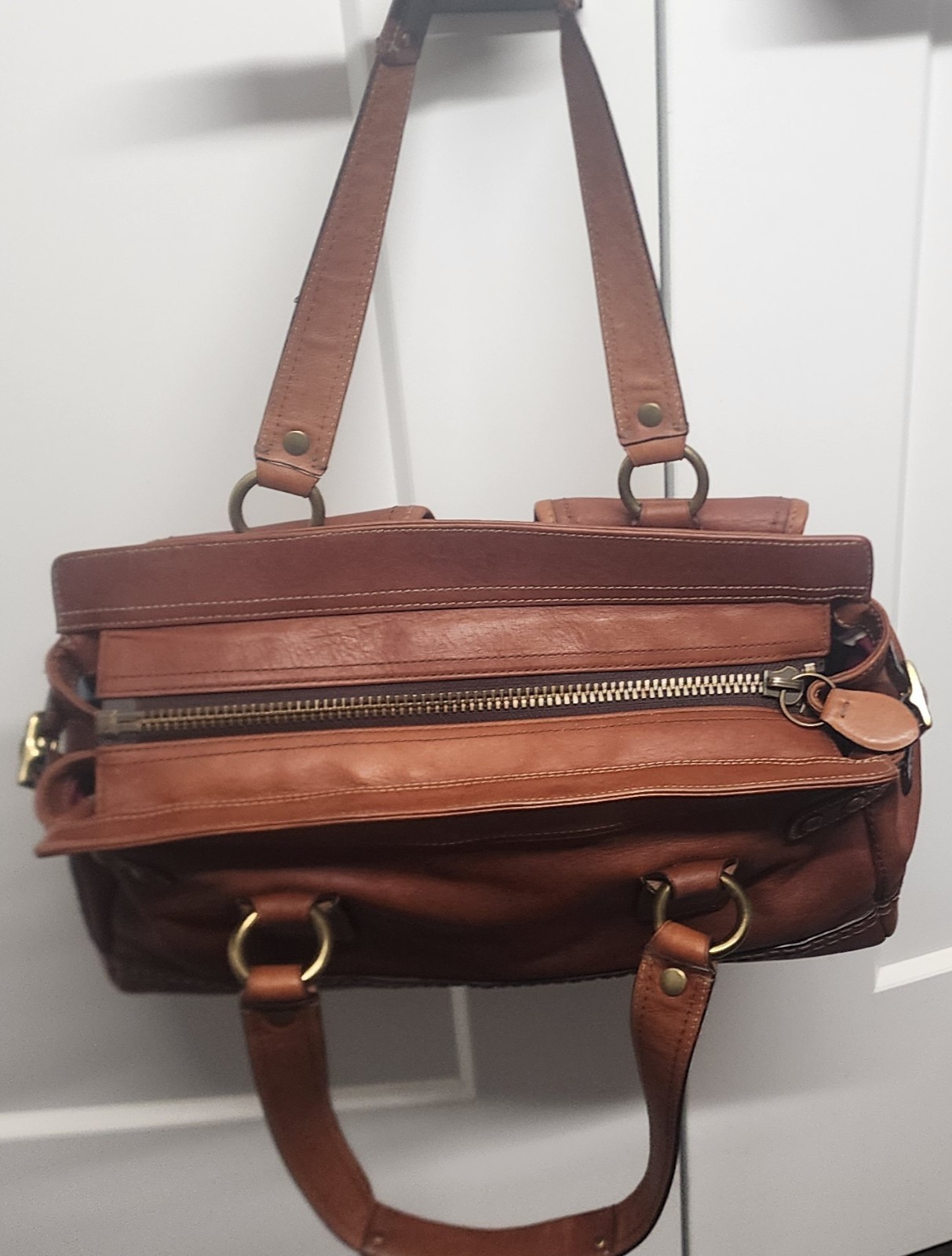 Vintage Coach 65th Anniversary Legacy Mandy Satchel Black Leather Bag 11130