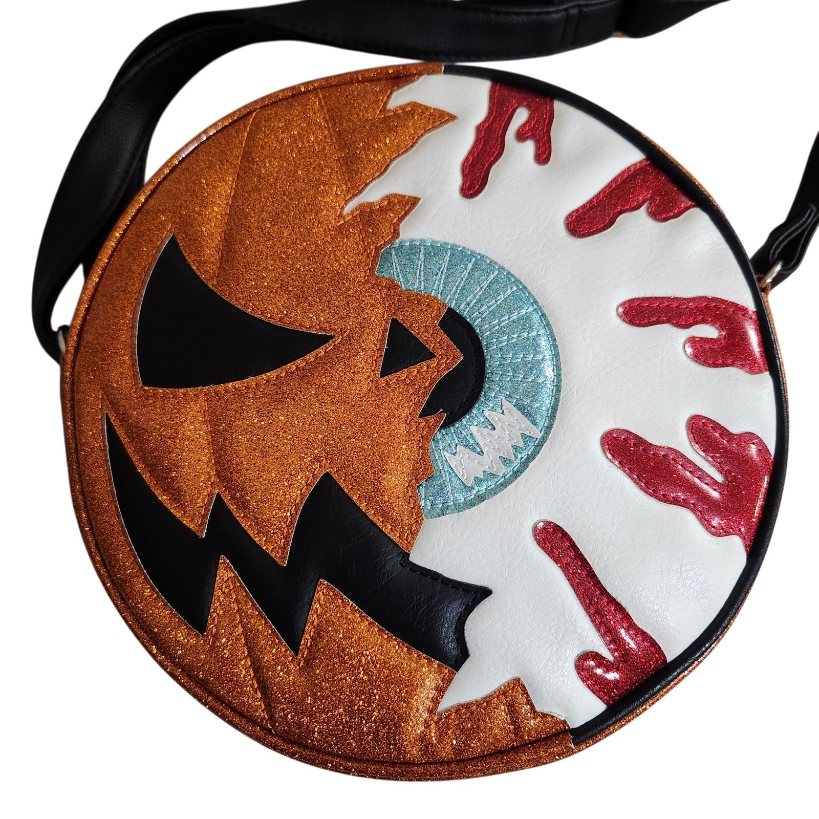 Mishka x Love Pain Keep Watch Jack O Lantern Crossbody Bag Orange Pumpkin Kult