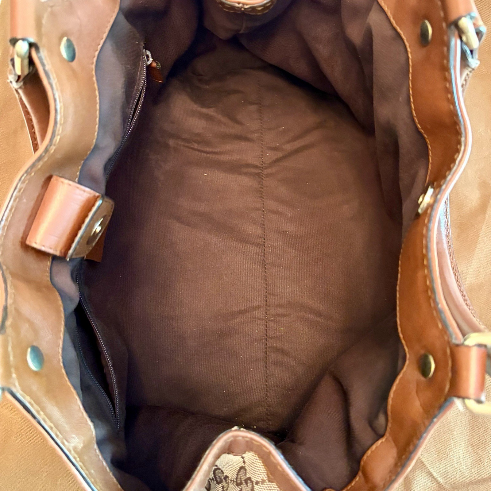Gucci Sukey Shoulder Hobo Bag Canvas Made in Italy w/dustbag