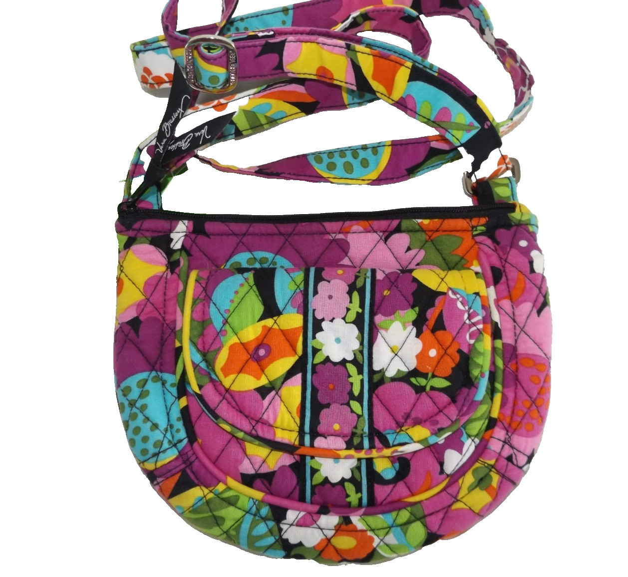 VERA BRADLEY Lizzy Crossbody Purse – Va Va Bloom – Mini Hipster – Barely Used