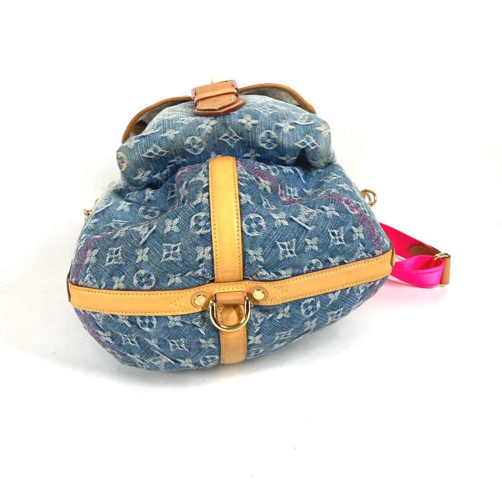 LOUIS VUITTON M93184 Gradient SunburstPM Bag MonogramDenim blue/pink