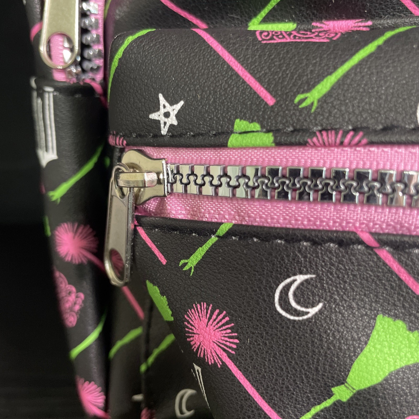 Licensed Wicked Mini Backpack Glinda Elphaba Purse Handbag Movie Pink Green NWT