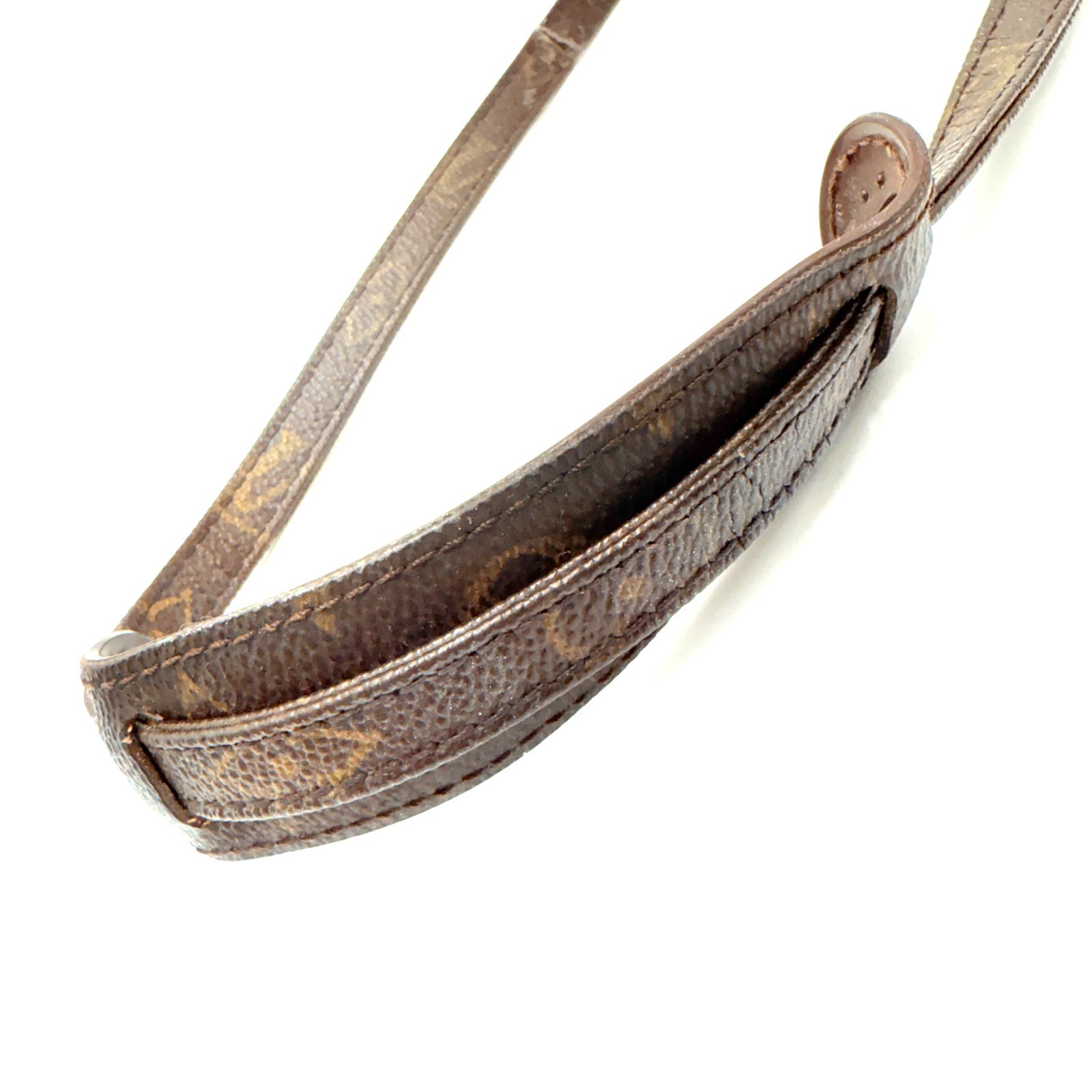 LOUIS VUITTON Monogram Shoulder Strap Bags Brown 100 cm / 39.4 in Auth 928