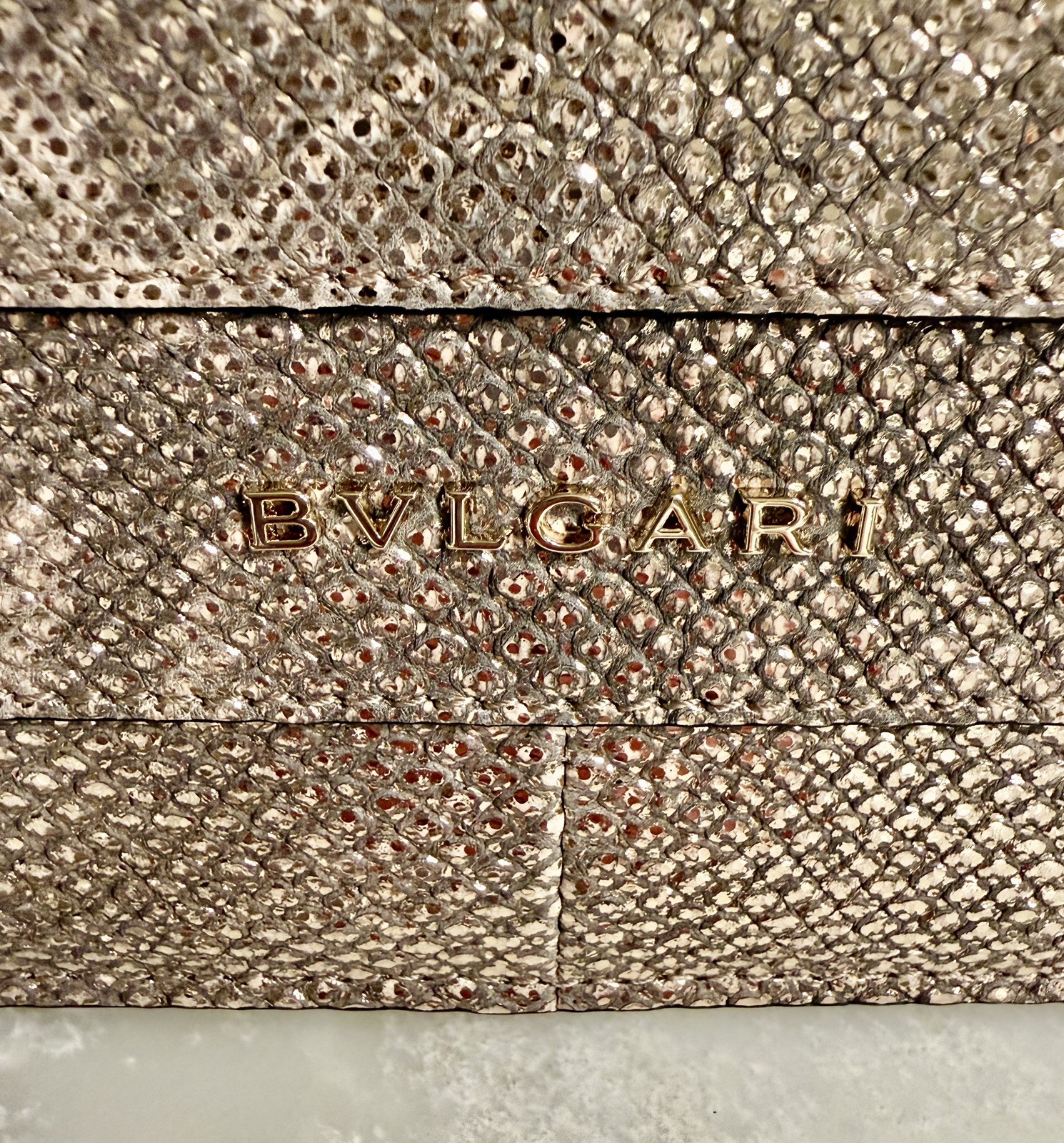 BVLGARI Serpenti Karung Leather Special Edition Medium Shoulder Bag NWOT