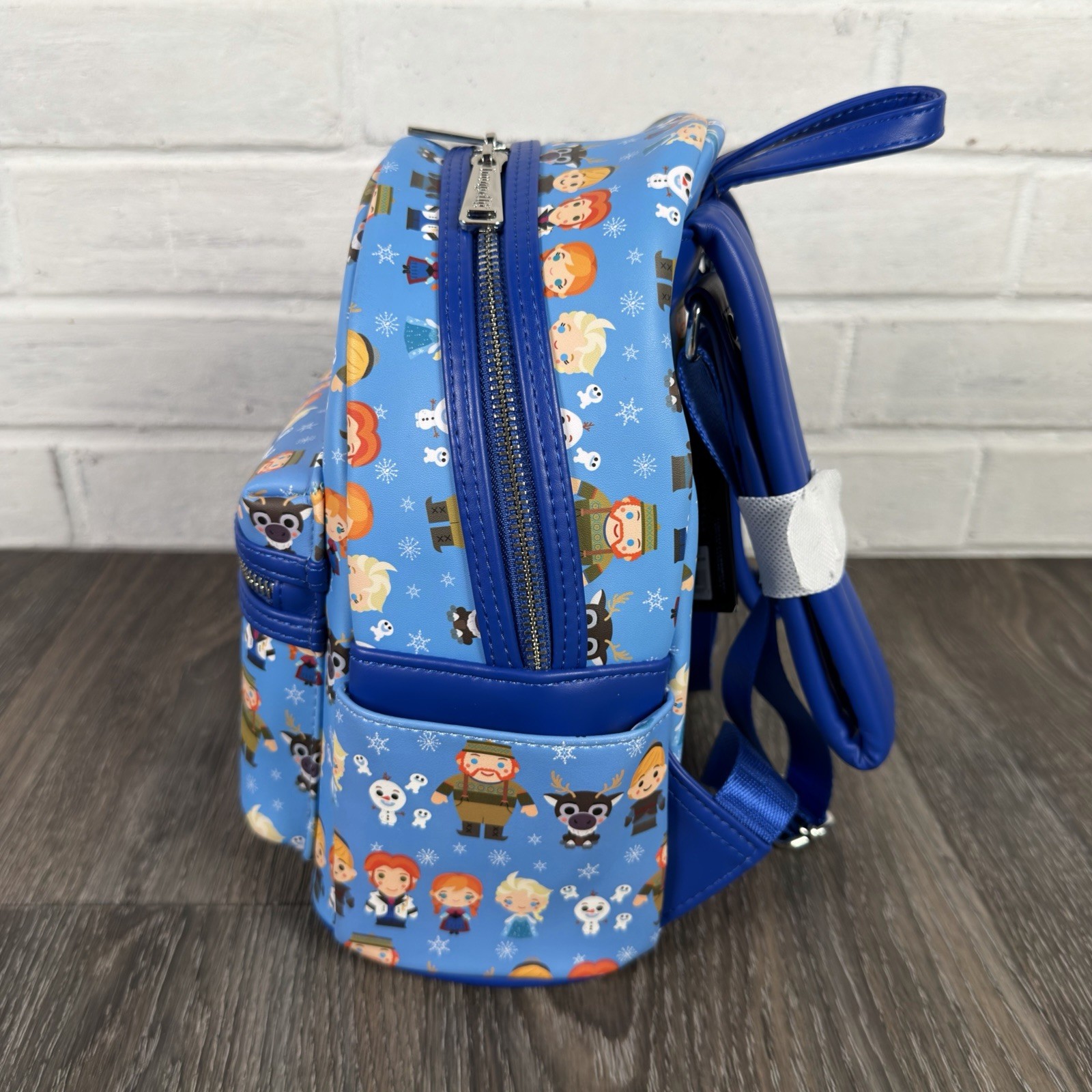 Loungefly Disney Frozen Chibi Characters All Over Print AOP Mini Backpack New