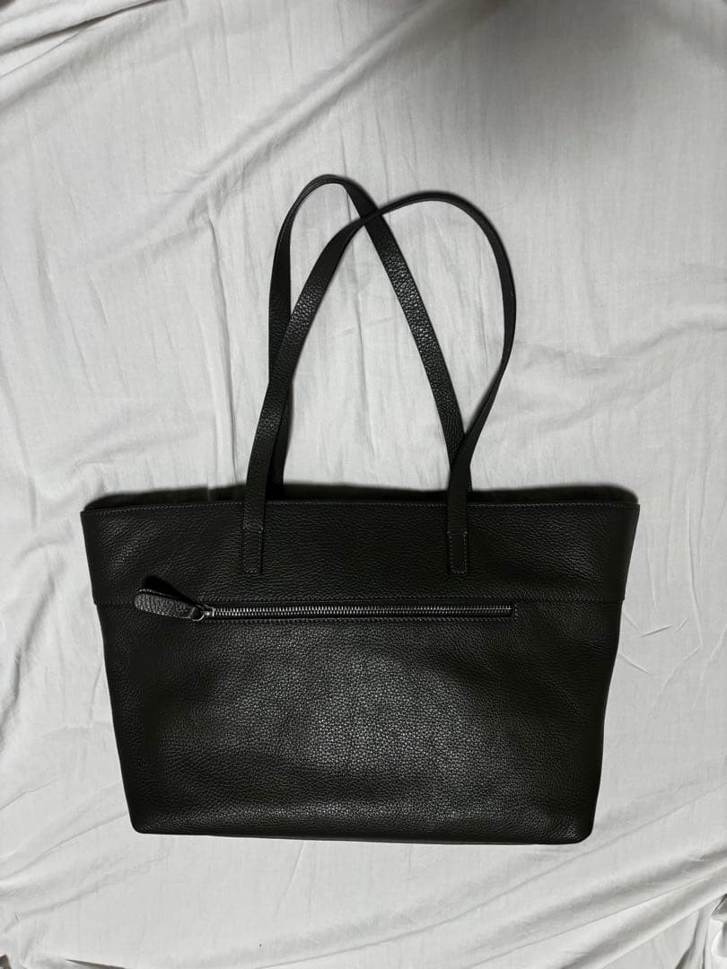 Sergio Rossi Gray Leather Tote Bag, 25x45cm, Excellent Condition