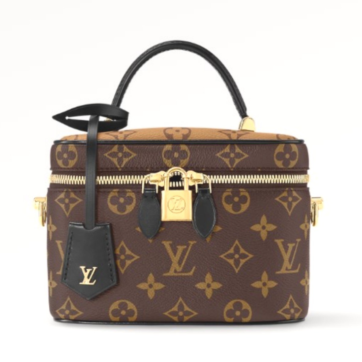 LOUIS VUITTON Monogram Vanity NV PM Shoulder Bag Monogram canvas Brown M45165