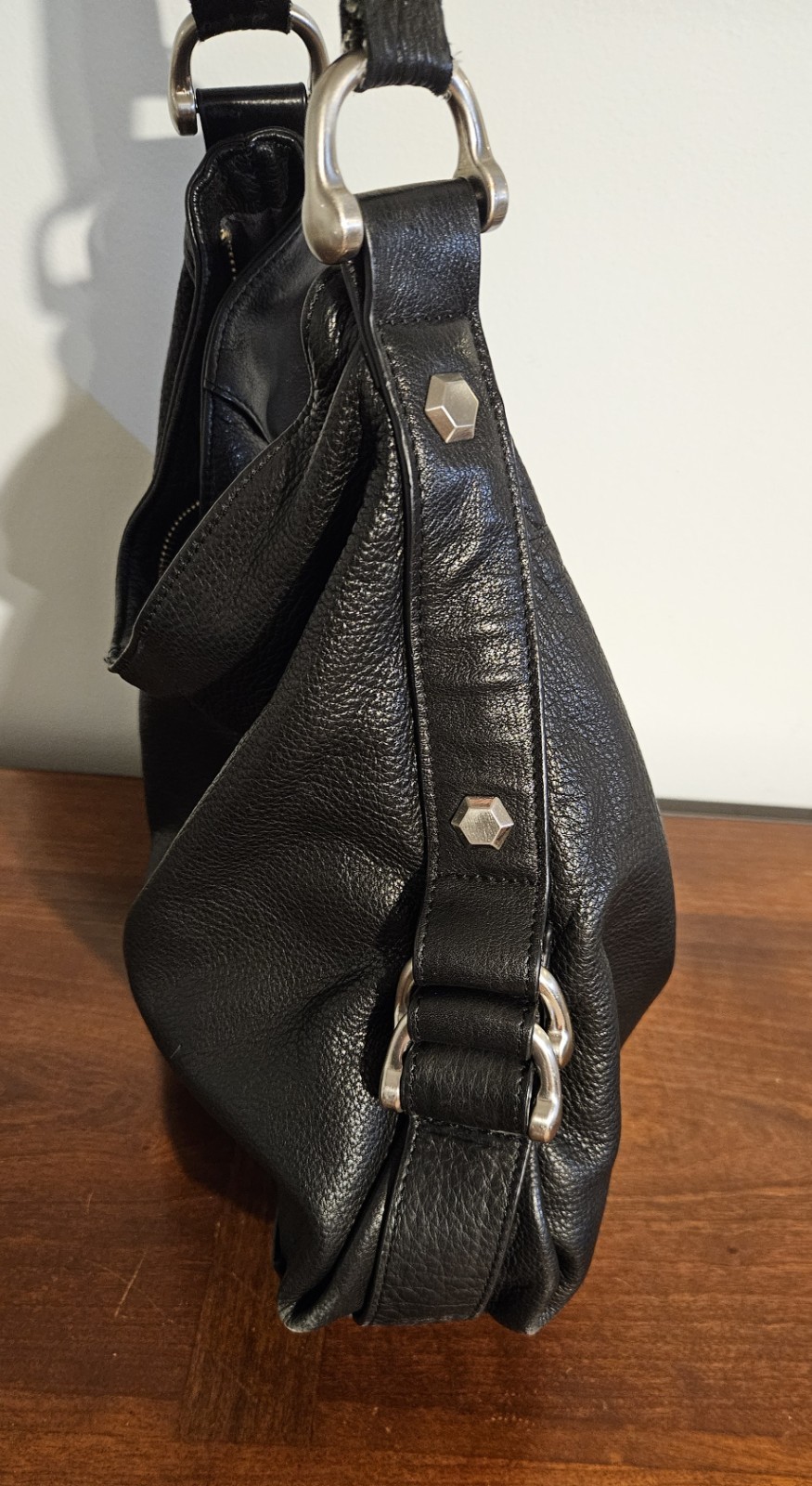 Sloane & Alex Genuine Leather Shoulder Purse