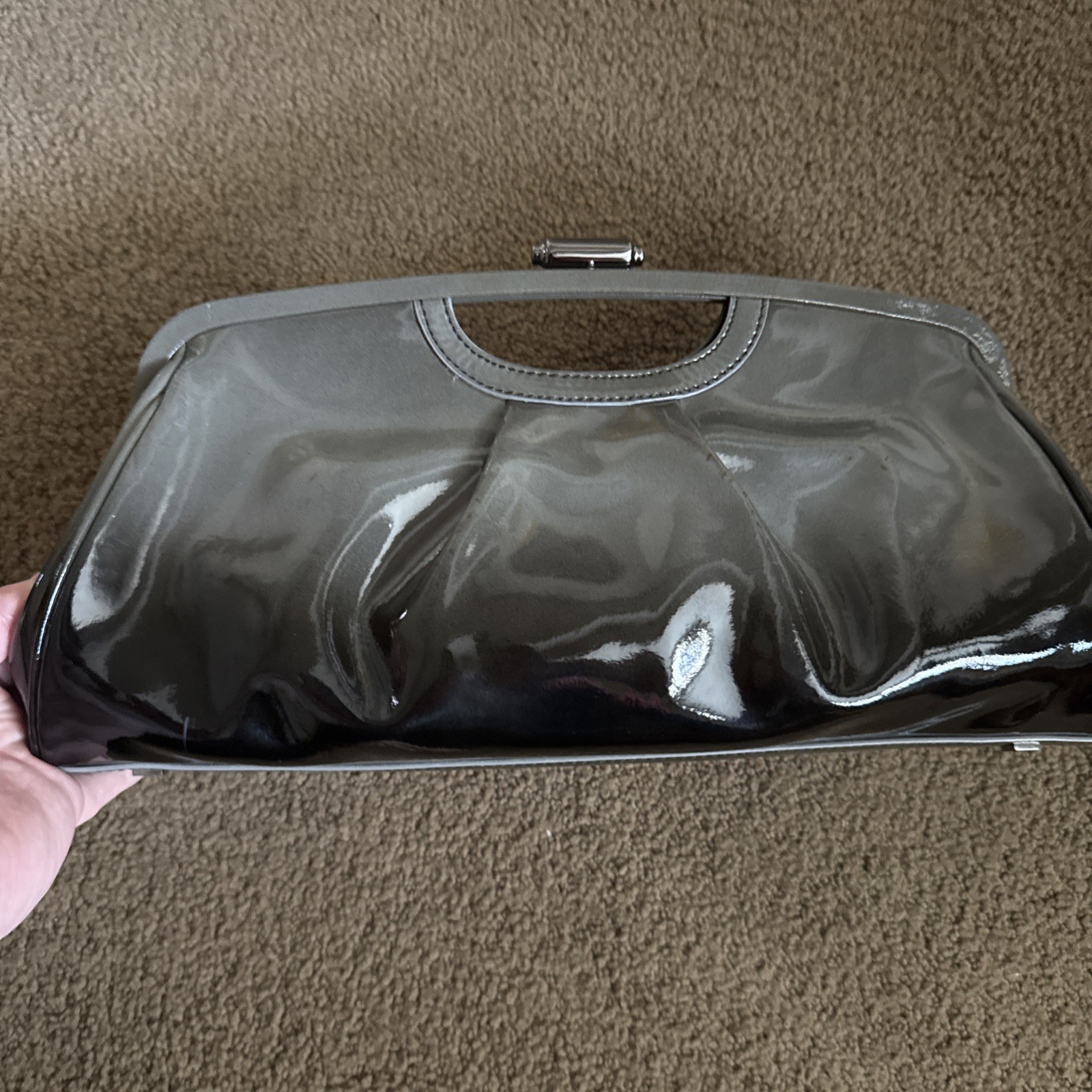 elliott lucca leather purse Clutch With Handle. Couple Of Small Dark Marks