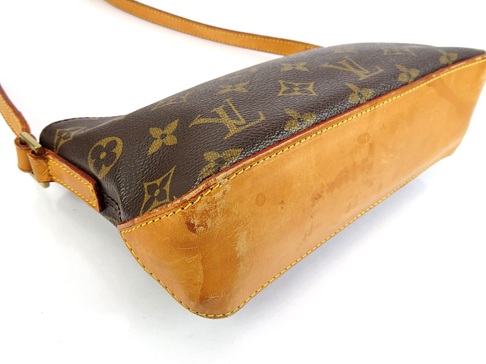 Authentic LOUIS VUITTON Trotteur Monogram Crossbody Shoulder Bag Purse #64192